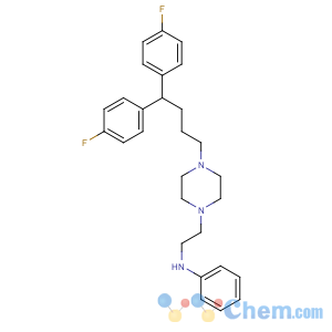 CAS No:5522-39-4 N-[2-[4-[4,4-bis(4-fluorophenyl)butyl]piperazin-1-yl]ethyl]aniline
