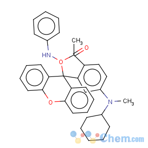 CAS No:55250-84-5 Spiro[isobenzofuran-1(3H),9'-[9H]xanthen]-3-one,6'-(cyclohexylmethylamino)-3'-methyl-2'-(phenylamino)-