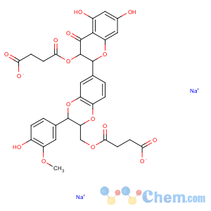 CAS No:55254-34-7 Silybin sodium hemisuccinate