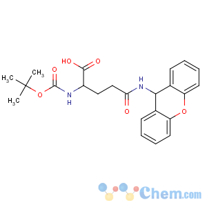 CAS No:55260-24-7 (2S)-2-[(2-methylpropan-2-yl)oxycarbonylamino]-5-oxo-5-(9H-xanthen-9-<br />ylamino)pentanoic acid