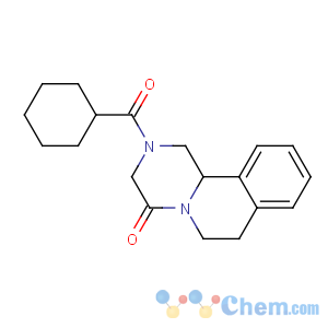 CAS No:55268-74-1 2-(cyclohexanecarbonyl)-3,6,7,11b-tetrahydro-1H-pyrazino[2,<br />1-a]isoquinolin-4-one
