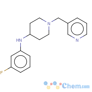 CAS No:5528-99-4 N-(3-fluorophenyl)-1-(pyridin-3-ylmethyl)piperidin-4-amine