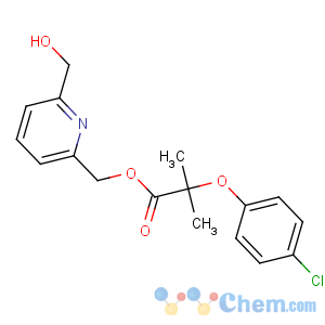 CAS No:55285-45-5 [6-(hydroxymethyl)pyridin-2-yl]methyl<br />2-(4-chlorophenoxy)-2-methylpropanoate