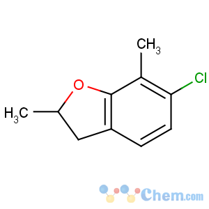 CAS No:55289-13-9 6-chloro-2,7-dimethyl-2,3-dihydro-1-benzofuran