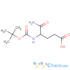 CAS No:55297-72-8 (4R)-5-amino-4-[(2-methylpropan-2-yl)oxycarbonylamino]-5-oxopentanoic<br />acid