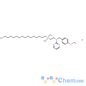 CAS No:553-08-2 hexadecyl-[2-[(4-methoxyphenyl)methyl-pyrimidin-2-ylamino]ethyl]-<br />dimethylazanium
