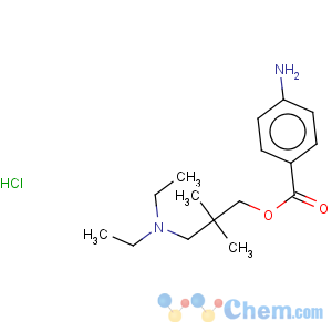 CAS No:553-63-9 1-Propanol,3-(diethylamino)-2,2-dimethyl-, 1-(4-aminobenzoate), hydrochloride (1:1)