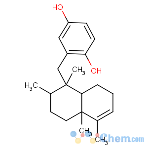 CAS No:55303-98-5 1,4-Benzenediol,2-[[(1R,2S,4aS,8aS)-1,2,3,4,4a,7,8,8a-octahydro-1,2,4a,5-tetramethyl-1-naphthalenyl]methyl]-