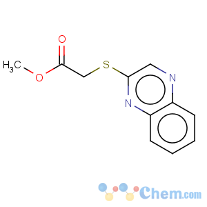 CAS No:55338-14-2 Acetic acid,2-(2-quinoxalinylthio)-, methyl ester