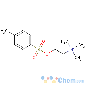 CAS No:55357-38-5 trimethyl-[2-(4-methylphenyl)sulfonyloxyethyl]azanium