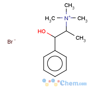 CAS No:55380-59-1 Benzeneethanaminium, b-hydroxy-N,N,N,a-tetramethyl-, bromide (1:1), (aS,bR)-
