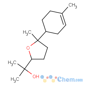 CAS No:55399-12-7 2-Furanmethanol,tetrahydro-a,a,5-trimethyl-5-(4-methyl-3-cyclohexen-1-yl)-