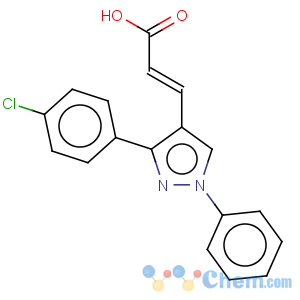 CAS No:55432-14-9 2-Propenoic acid,3-[3-(4-chlorophenyl)-1-phenyl-1H-pyrazol-4-yl]-