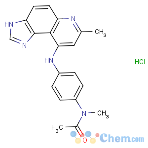 CAS No:55435-65-9 N-methyl-N-[4-[(7-methyl-3H-imidazo[4,<br />5-f]quinolin-9-yl)amino]phenyl]acetamide