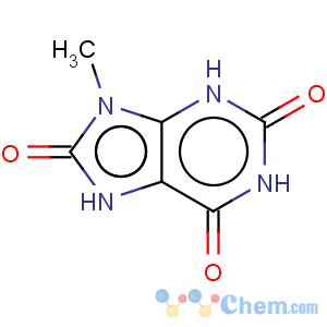 CAS No:55441-71-9 1H-Purine-2,6,8(3H)-trione,7,9-dihydro-9-methyl-