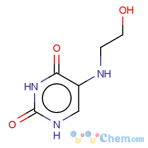 CAS No:55476-33-0 2,4(1H,3H)-Pyrimidinedione,5-[(2-hydroxyethyl)amino]-