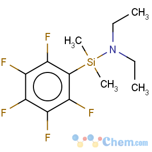 CAS No:55485-74-0 Silanamine,N,N-diethyl-1,1-dimethyl-1-(2,3,4,5,6-pentafluorophenyl)-