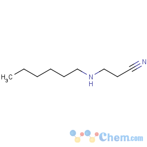 CAS No:55490-85-2 Propanenitrile,3-(hexylamino)-