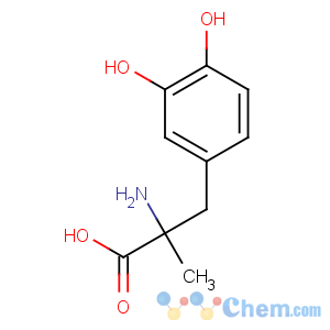 CAS No:555-29-3 2-amino-3-(3,4-dihydroxyphenyl)-2-methylpropanoic acid