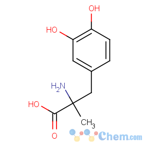 CAS No:555-30-6 (2S)-2-amino-3-(3,4-dihydroxyphenyl)-2-methylpropanoic acid