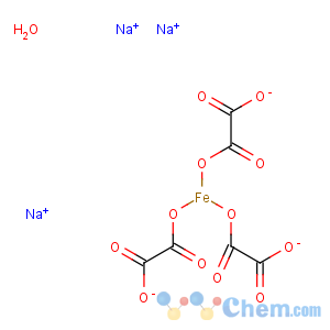 CAS No:555-34-0 Ethanedioic acid,iron(3+) sodium salt (3:1:3)