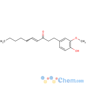 CAS No:555-66-8 (E)-1-(4-hydroxy-3-methoxyphenyl)dec-4-en-3-one