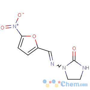CAS No:555-84-0 1-[(E)-(5-nitrofuran-2-yl)methylideneamino]imidazolidin-2-one