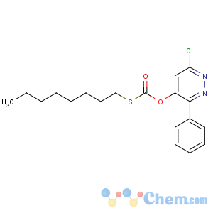 CAS No:55512-33-9 (6-chloro-3-phenylpyridazin-4-yl) octylsulfanylformate