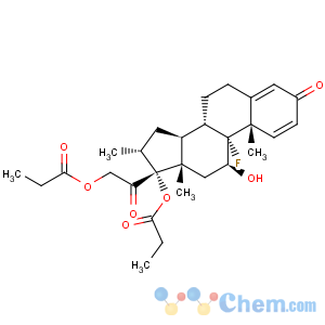 CAS No:55541-30-5 Pregna-1,4-diene-3,20-dione,9-fluoro-11-hydroxy-16-methyl-17,21-bis(1-oxopropoxy)-, (11b,16a)-