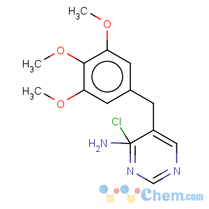 CAS No:55694-04-7 4-chloro-5-[(3,4,5-trimethoxyphenyl)methyl]-1H-pyrimidin-4-amine