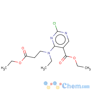 CAS No:55694-32-1 ETHYL 2-CHLORO-4-(N-ETHOXYCABONYLETHYL-N-ETHYLAMINO) PYRIMIDINE-5-CARBOXYLATE