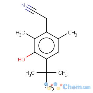 CAS No:55699-10-0 Benzeneacetonitrile,4-(1,1-dimethylethyl)-3-hydroxy-2,6-dimethyl-