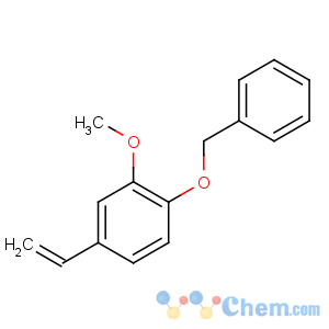 CAS No:55708-65-1 4-ethenyl-2-methoxy-1-phenylmethoxybenzene