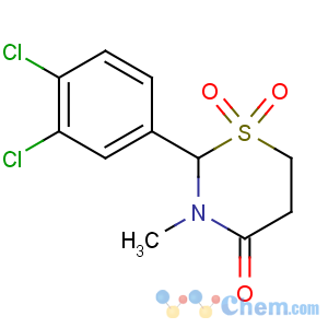 CAS No:5571-97-1 2-(3,4-dichlorophenyl)-3-methyl-1,1-dioxo-1,3-thiazinan-4-one