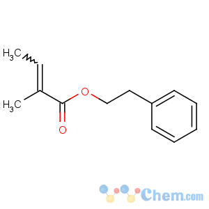 CAS No:55719-85-2 2-phenylethyl (E)-2-methylbut-2-enoate