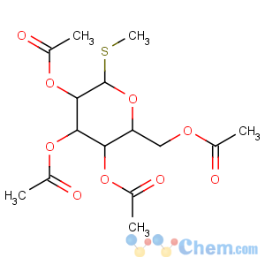 CAS No:55722-48-0 [(2R,3S,4S,5R,6S)-3,4,5-triacetyloxy-6-methylsulfanyloxan-2-yl]methyl<br />acetate