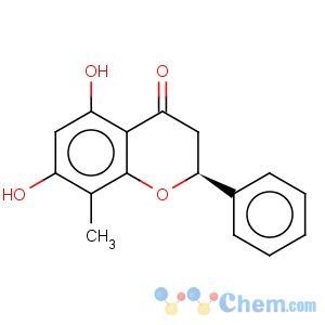 CAS No:55743-21-0 4H-1-Benzopyran-4-one,2,3-dihydro-5,7-dihydroxy-8-methyl-2-phenyl-, (2S)-