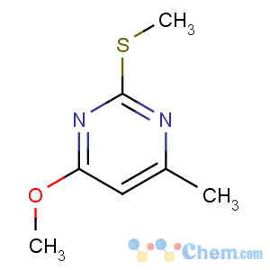CAS No:55749-33-2 4-methoxy-6-methyl-2-methylsulfanylpyrimidine
