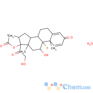 CAS No:55812-90-3 Pregna-1,4-diene-3,20-dione,21-(acetyloxy)-9-fluoro-11,17-dihydroxy-16-methyl-, monohydrate, (11b,16a)- (9CI)