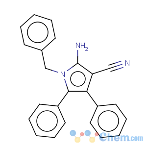 CAS No:55817-67-9 1H-Pyrrole-3-carbonitrile,2-amino-4,5-diphenyl-1-(phenylmethyl)-