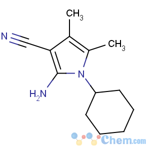 CAS No:55817-74-8 2-AMINO-1-CYCLOHEXYL-4,5-DIMETHYL-1H-PYRROLE-3-CARBONITRILE