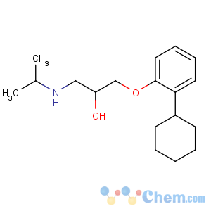 CAS No:55837-19-9 1-(2-cyclohexylphenoxy)-3-(propan-2-ylamino)propan-2-ol