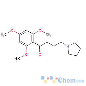 CAS No:55837-25-7 4-pyrrolidin-1-yl-1-(2,4,6-trimethoxyphenyl)butan-1-one