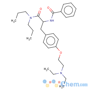 CAS No:55837-29-1 Benzenepropanamide, a-(benzoylamino)-4-[2-(diethylamino)ethoxy]-N,N-dipropyl-