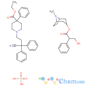 CAS No:55840-97-6 Atropine sulfate and diphenoxylate hydrochloride