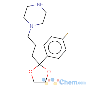 CAS No:55846-41-8 1-{3-[2-(4-Fluorophenyl)-[1,3]-dioxolan-2-yl]propyl}piperazine