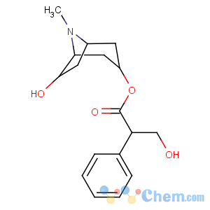 CAS No:55869-99-3 Benzeneacetic acid, a-(hydroxymethyl)-,(1R,3S,5R,6S)-6-hydroxy-8-methyl-8-azabicyclo[3.2.1]oct-3-yl ester, (aS)-
