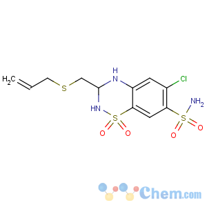 CAS No:5588-16-9 6-chloro-1,1-dioxo-3-(prop-2-enylsulfanylmethyl)-3,4-dihydro-2H-1λ