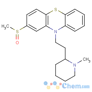 CAS No:5588-33-0 10-[2-(1-methylpiperidin-2-yl)ethyl]-2-methylsulfinylphenothiazine