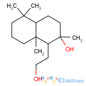 CAS No:55881-96-4 1-(2-hydroxyethyl)-2,5,5,8a-tetramethyl-3,4,4a,6,7,<br />8-hexahydro-1H-naphthalen-2-ol